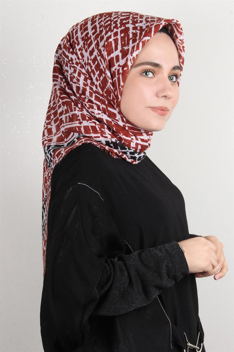 Pamuklu Trend Eşarp 1747-12