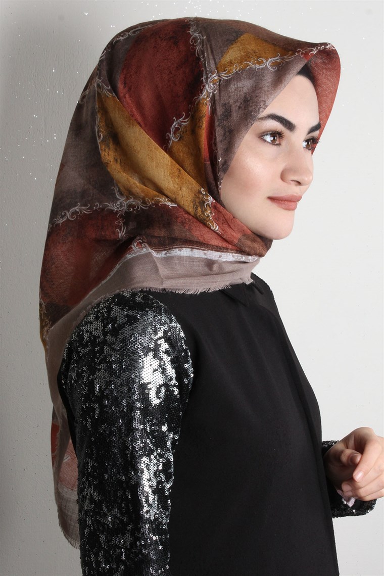 Pamuklu Trend Eşarp 1763-8