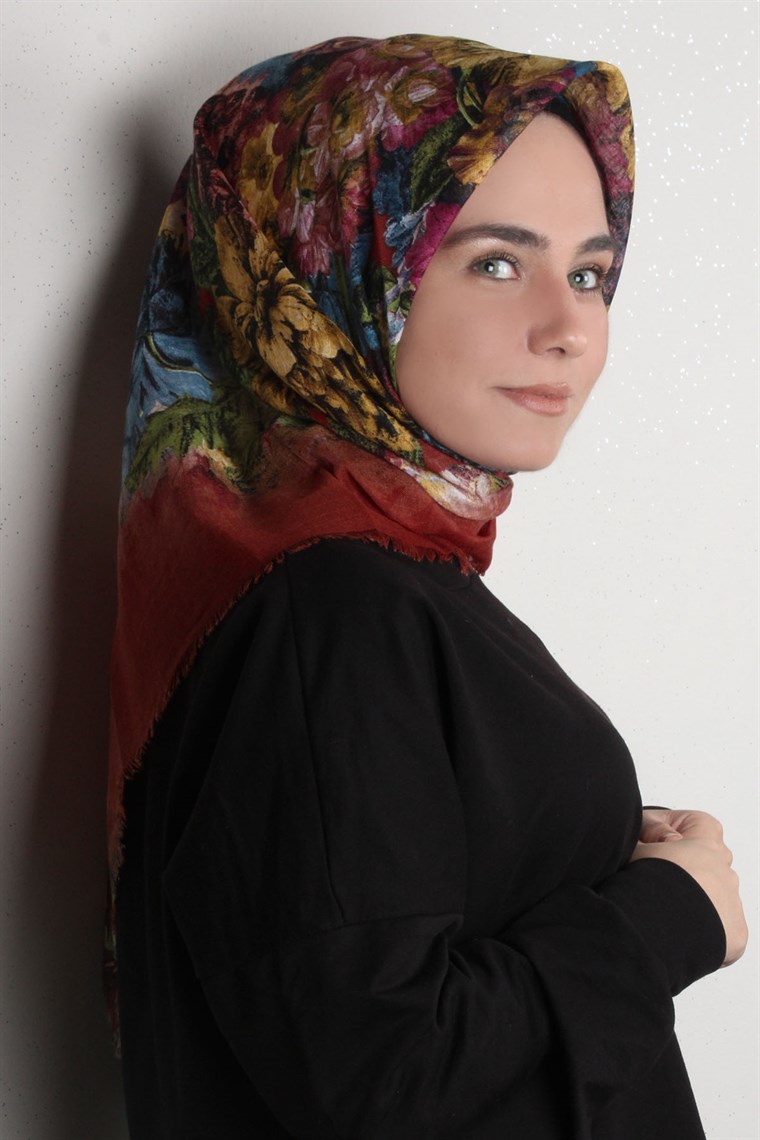 Pamuklu Trend Eşarp 1768-12