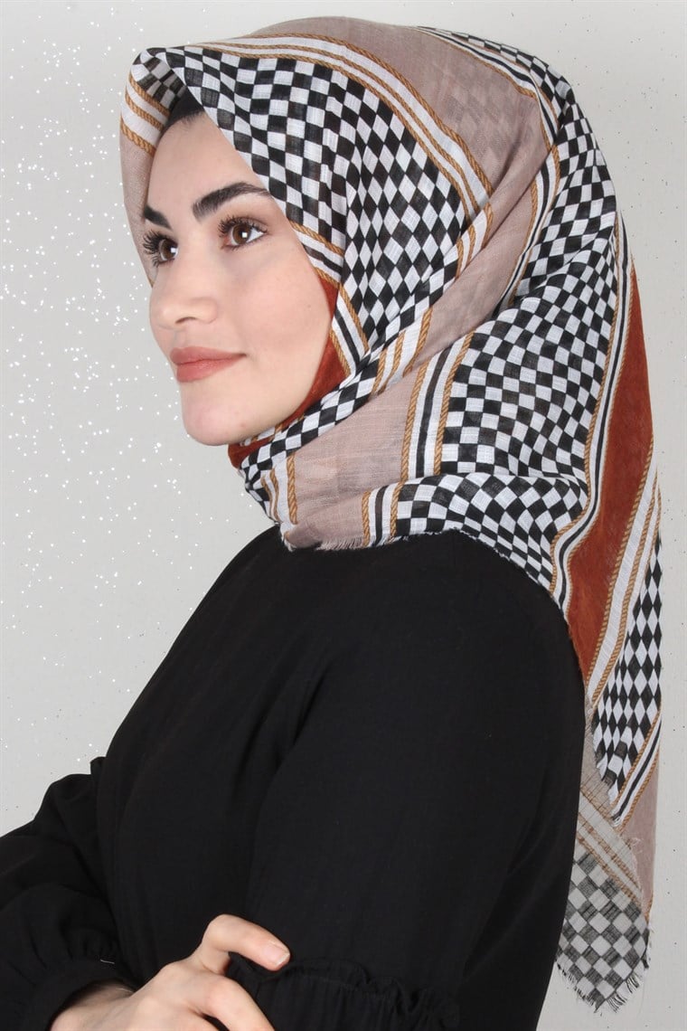 Pamuklu Trend Eşarp 1964-16