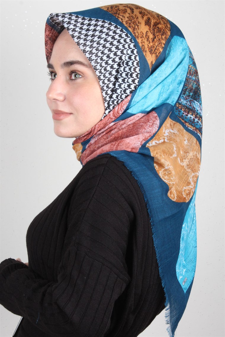 Pamuklu Trend Eşarp 1967-15