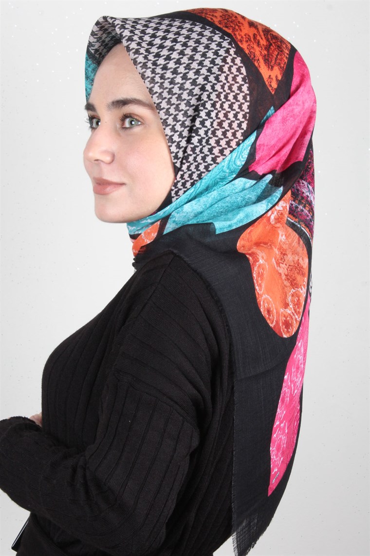 Pamuklu Trend Eşarp 1967-4