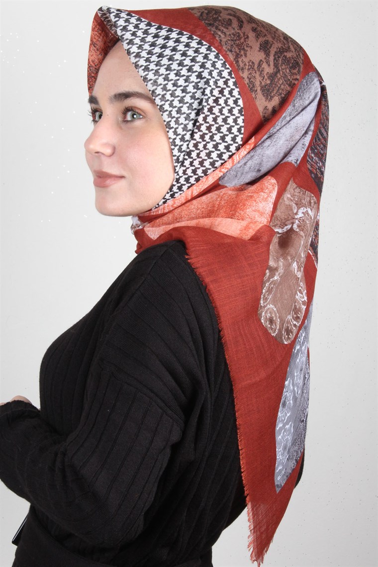 Pamuklu Trend Eşarp 1967-5