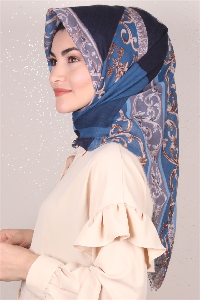 Pamuklu Trend Eşarp 1987-3