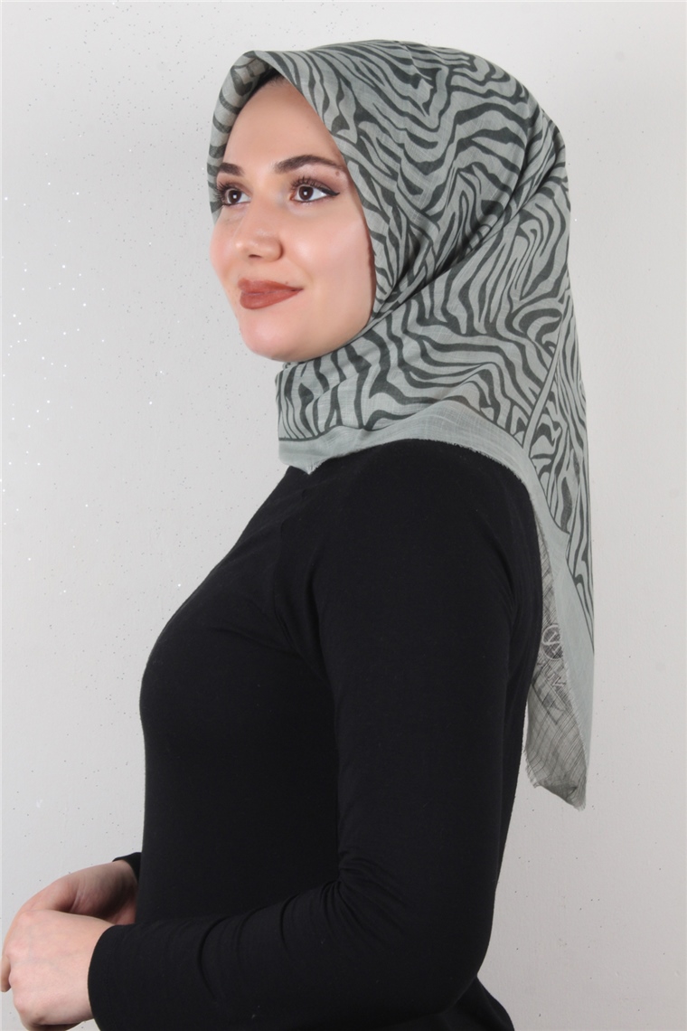 Pamuklu Trend Eşarp 9802-4 Mint Yeşili