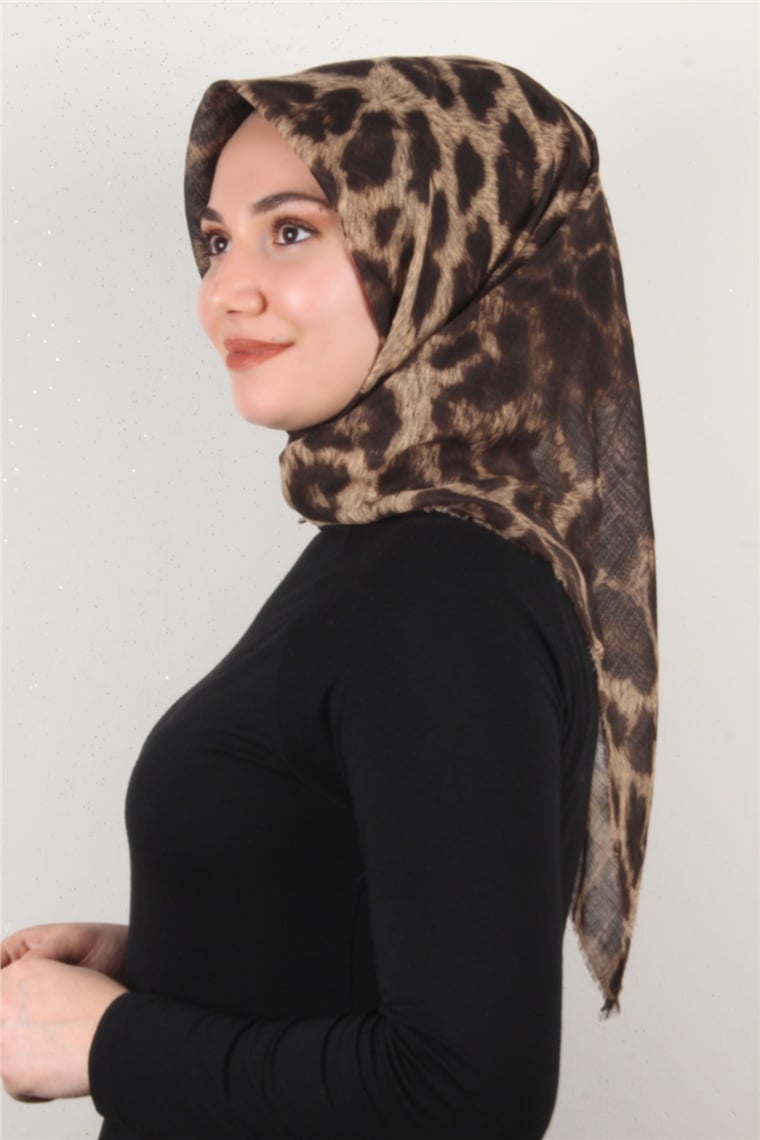 Pamuklu Trend Eşarp 9901-1 Sütlü Kahve