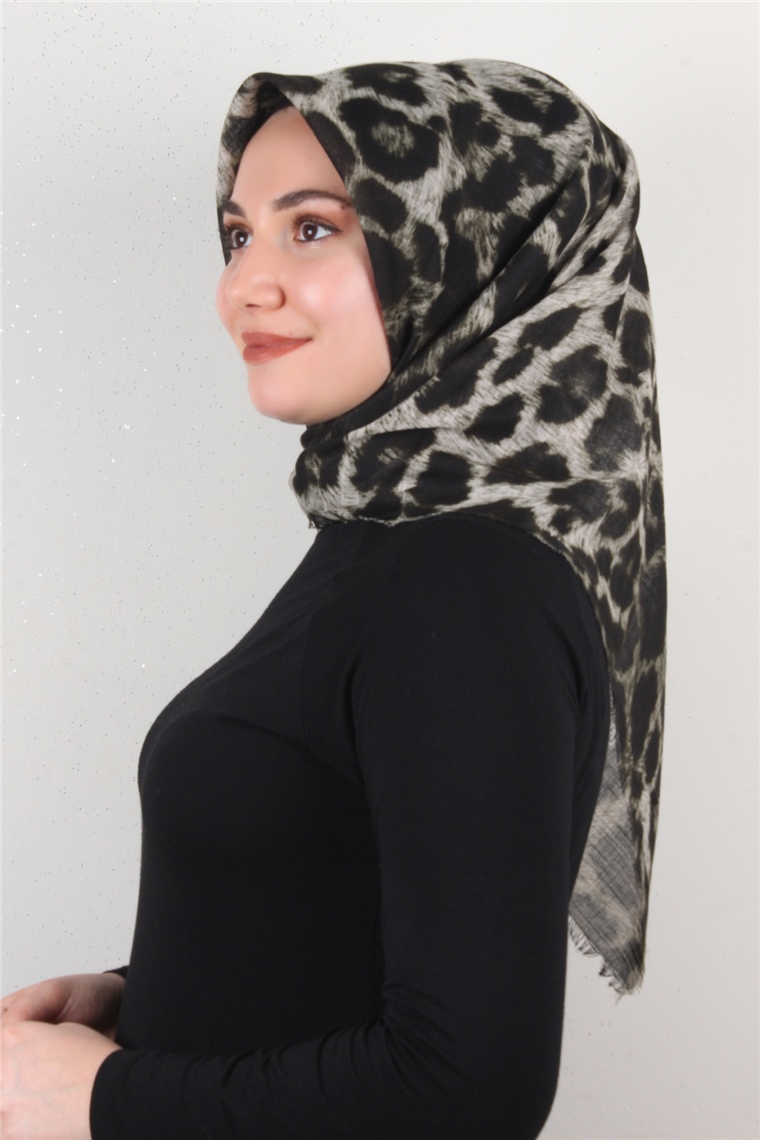Pamuklu Trend Eşarp 9901-3 Haki