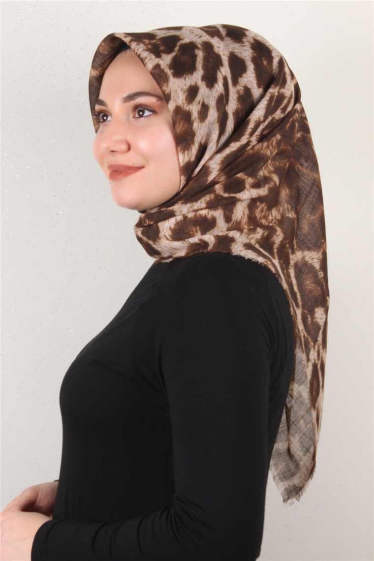 Pamuklu Trend Eşarp 9901-6 Bal Köpüğü