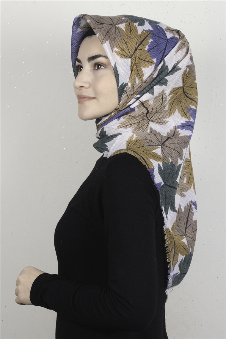 Pamuklu Trend Eşarp 9908-11 Taş 