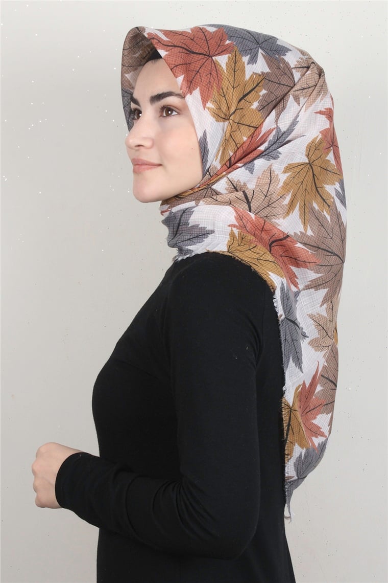 Pamuklu Trend Eşarp 9908-12 Bej