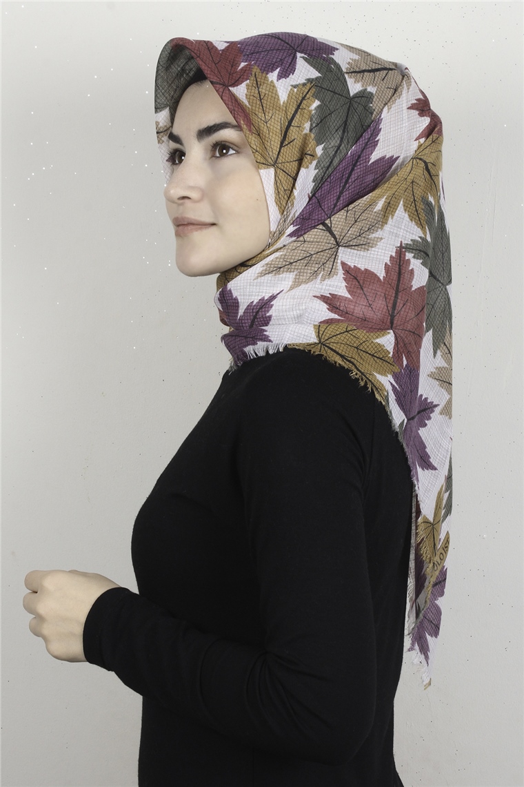 Pamuklu Trend Eşarp 9908-4 Taş
