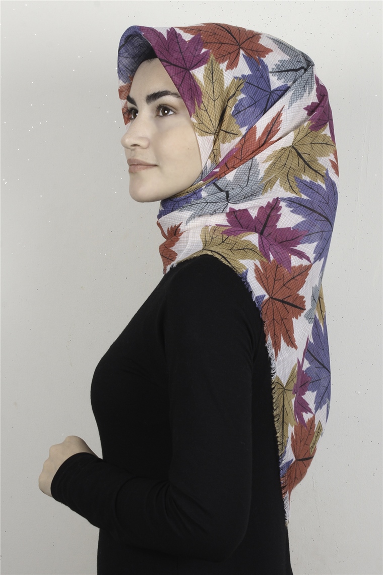 Pamuklu Trend Eşarp 9908-6 Taş