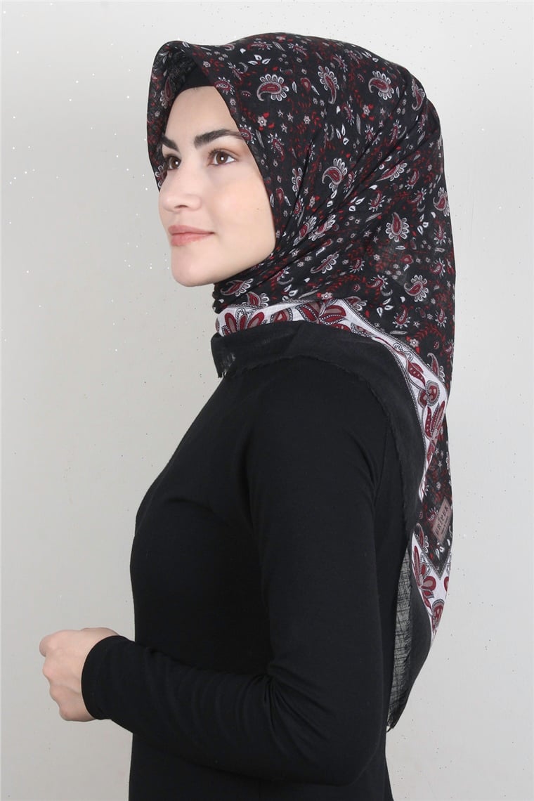 Pamuklu Trend Eşarp 9910-20 Siyah 