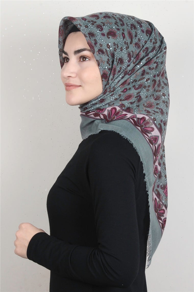 Pamuklu Trend Eşarp 9910-9 Mint Yeşili