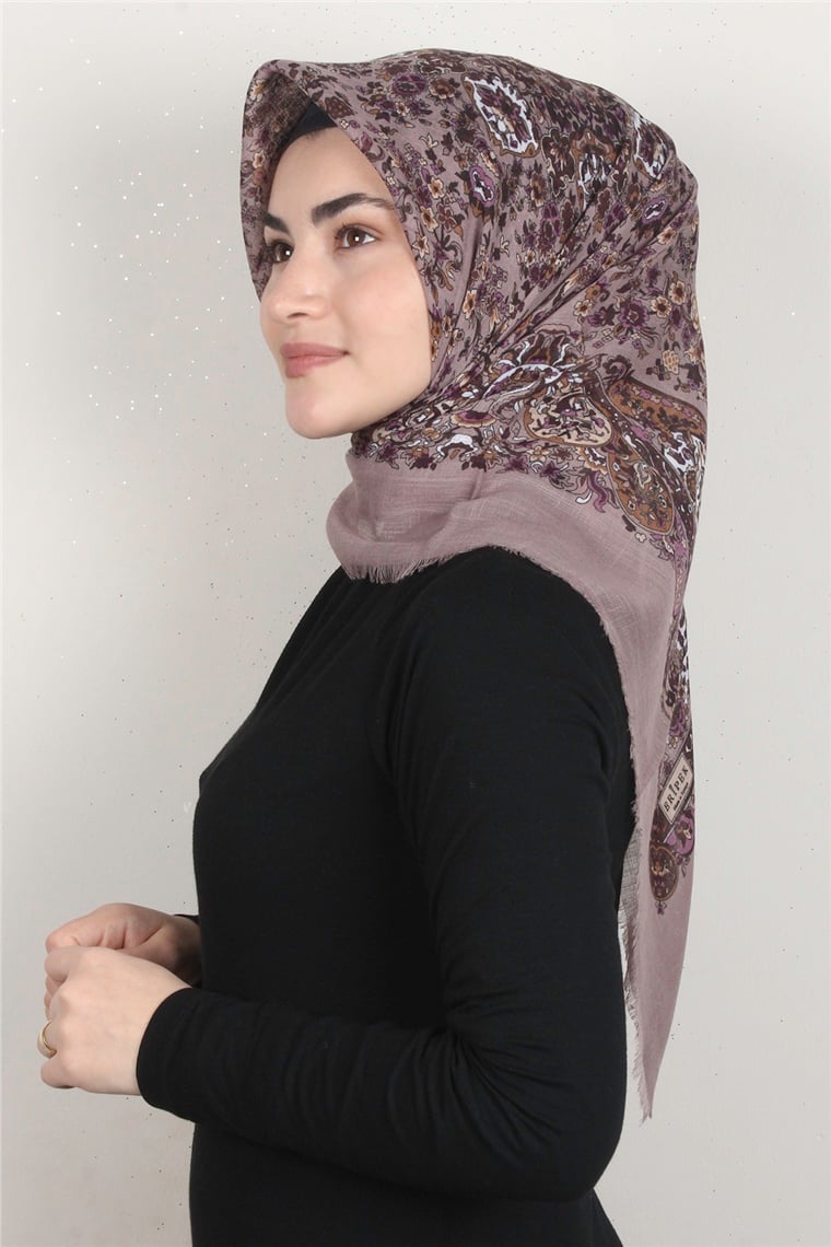 Pamuklu Trend Eşarp 9911-4 Vizon