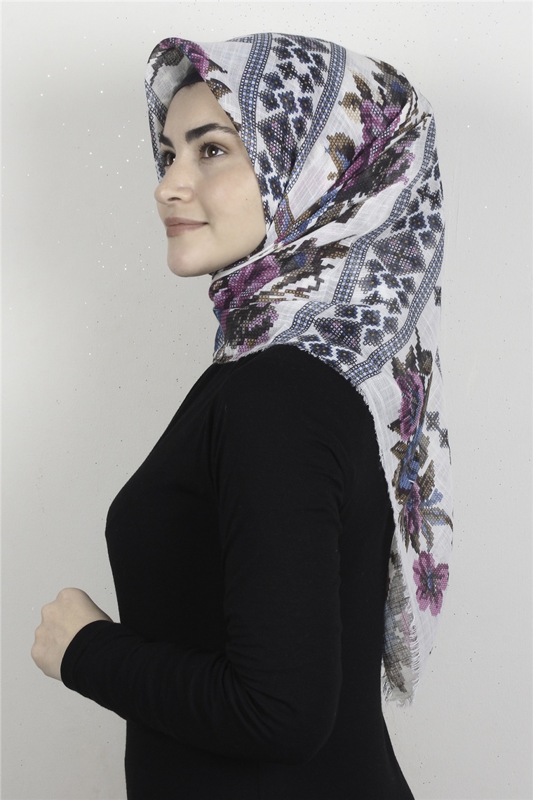 Pamuklu Trend Eşarp 9912-7