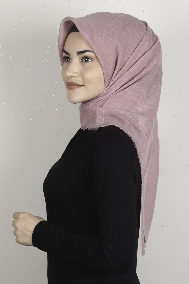 Pamuklu Trend Eşarp 9914-16 Pudra