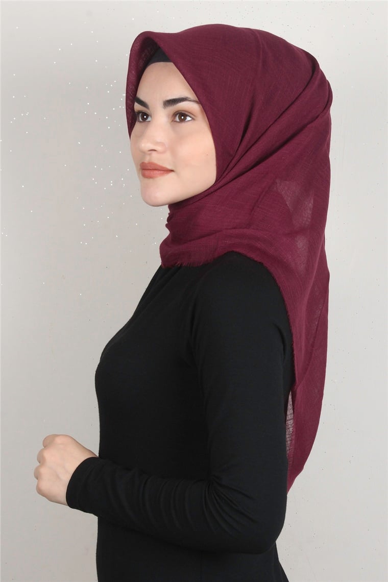 Pamuklu Trend Eşarp 9914-21 Bordo