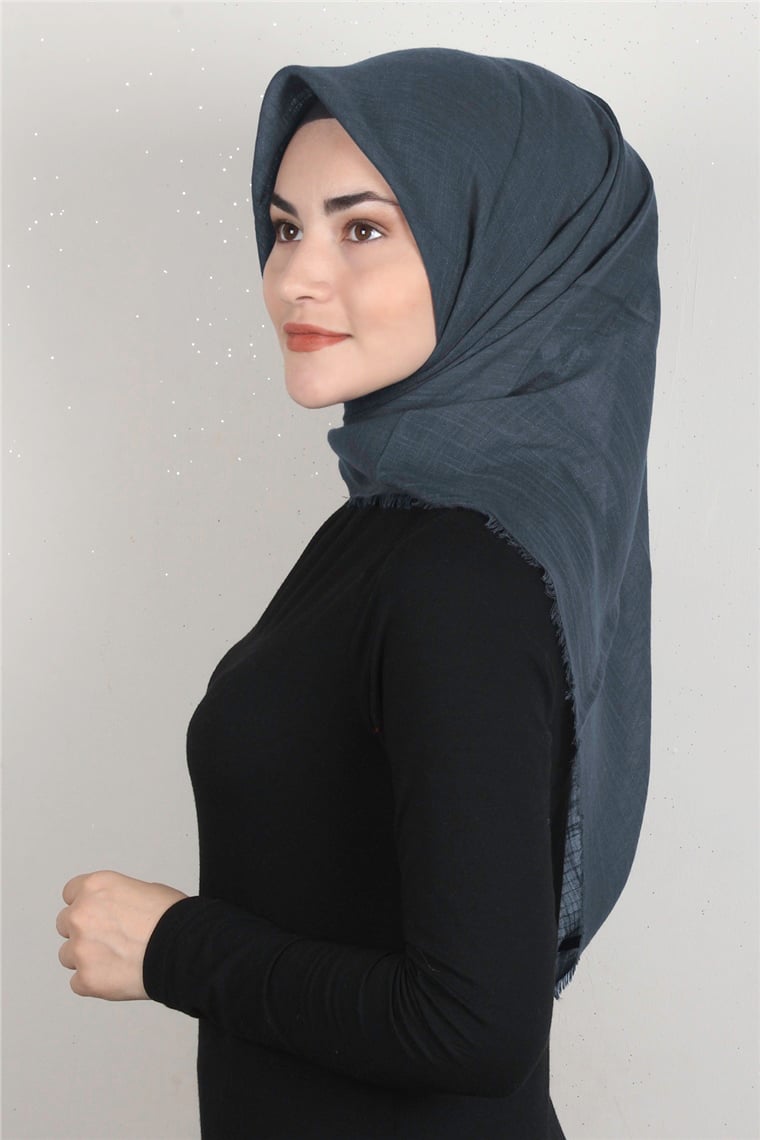 Pamuklu Trend Eşarp 9914-25 Antrasit