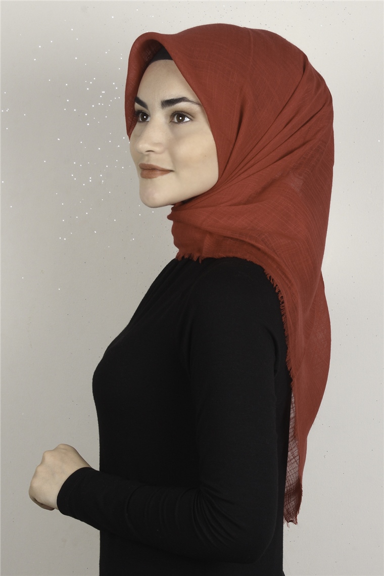 Pamuklu Trend Eşarp 9914-30 Kırmızı