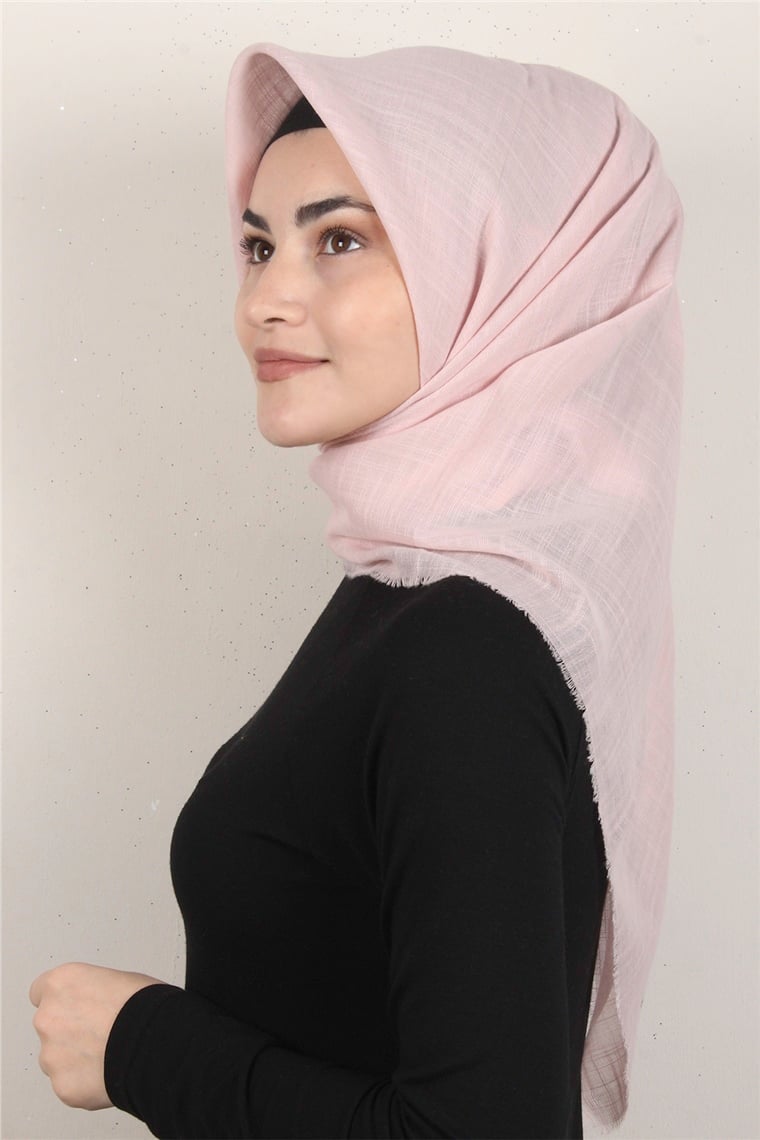 Pamuklu Trend Eşarp 9914-47 Pudra
