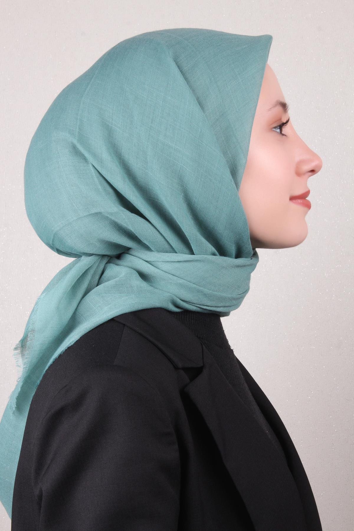 Pamuklu Trend Eşarp 9914-59 Cam Göbeği