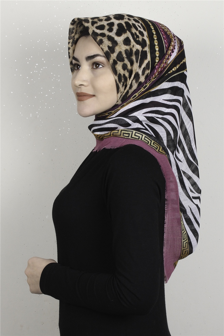 Pamuklu Trend Eşarp 9915-8 Pembe