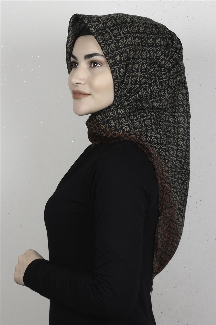 Pamuklu Trend Eşarp 9917-10 Taba