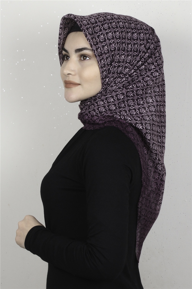 Pamuklu Trend Eşarp 9917-11 Mor
