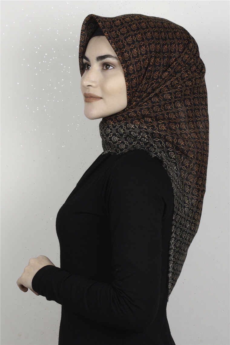 Pamuklu Trend Eşarp 9917-3 Kiremit