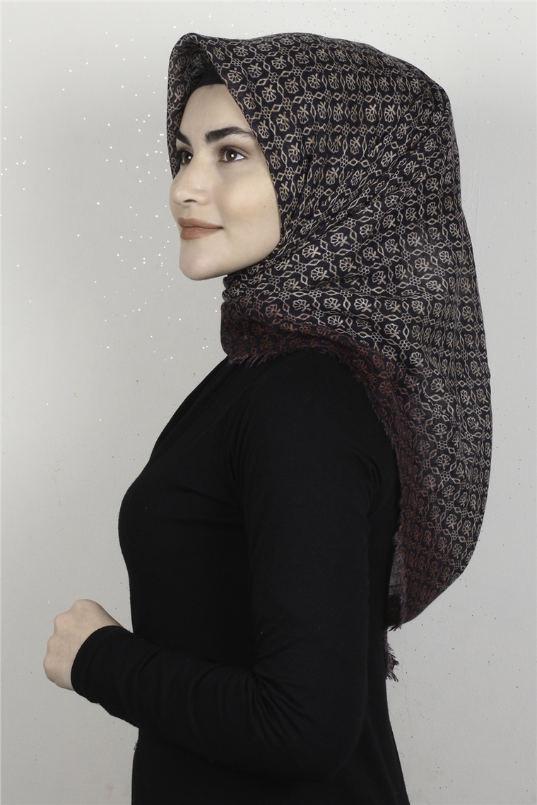 Pamuklu Trend Eşarp 9917-4 Taba