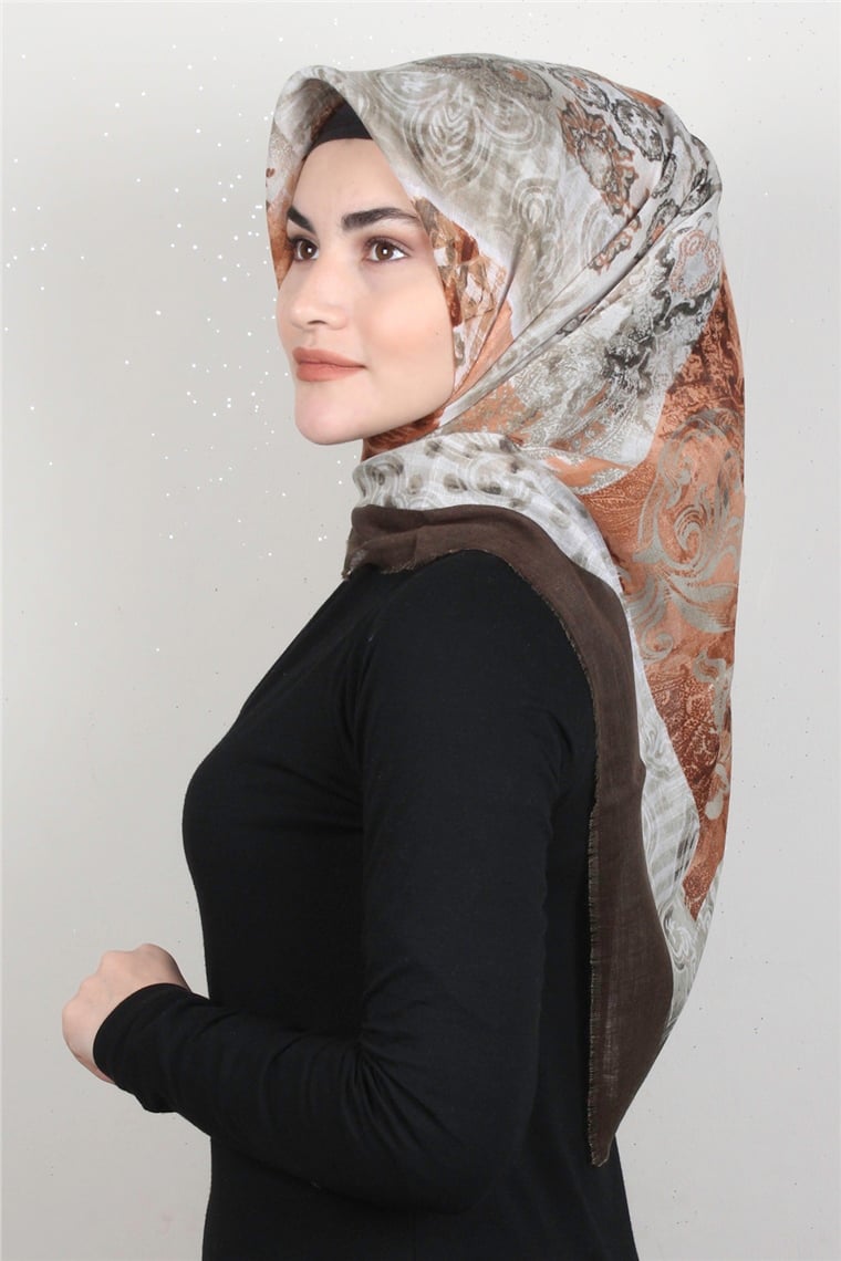 Pamuklu Trend Eşarp 9918-10 Haki