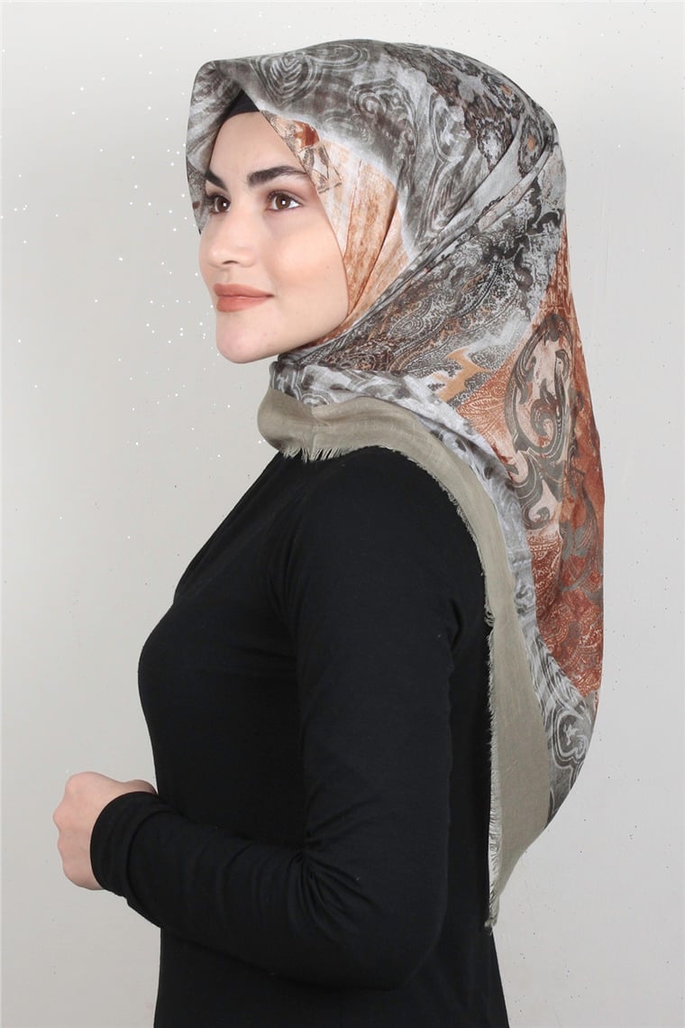 Pamuklu Trend Eşarp 9918-16 Çağla Yeşili