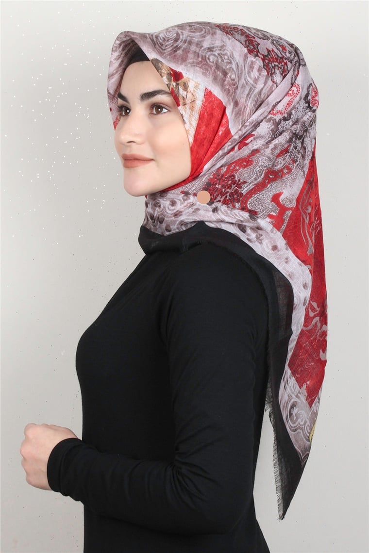 Pamuklu Trend Eşarp 9918-19 Siyah