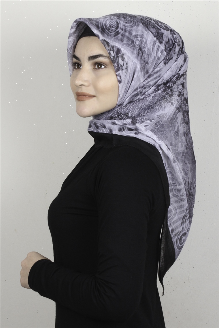 Pamuklu Trend Eşarp 9918-5 Siyah