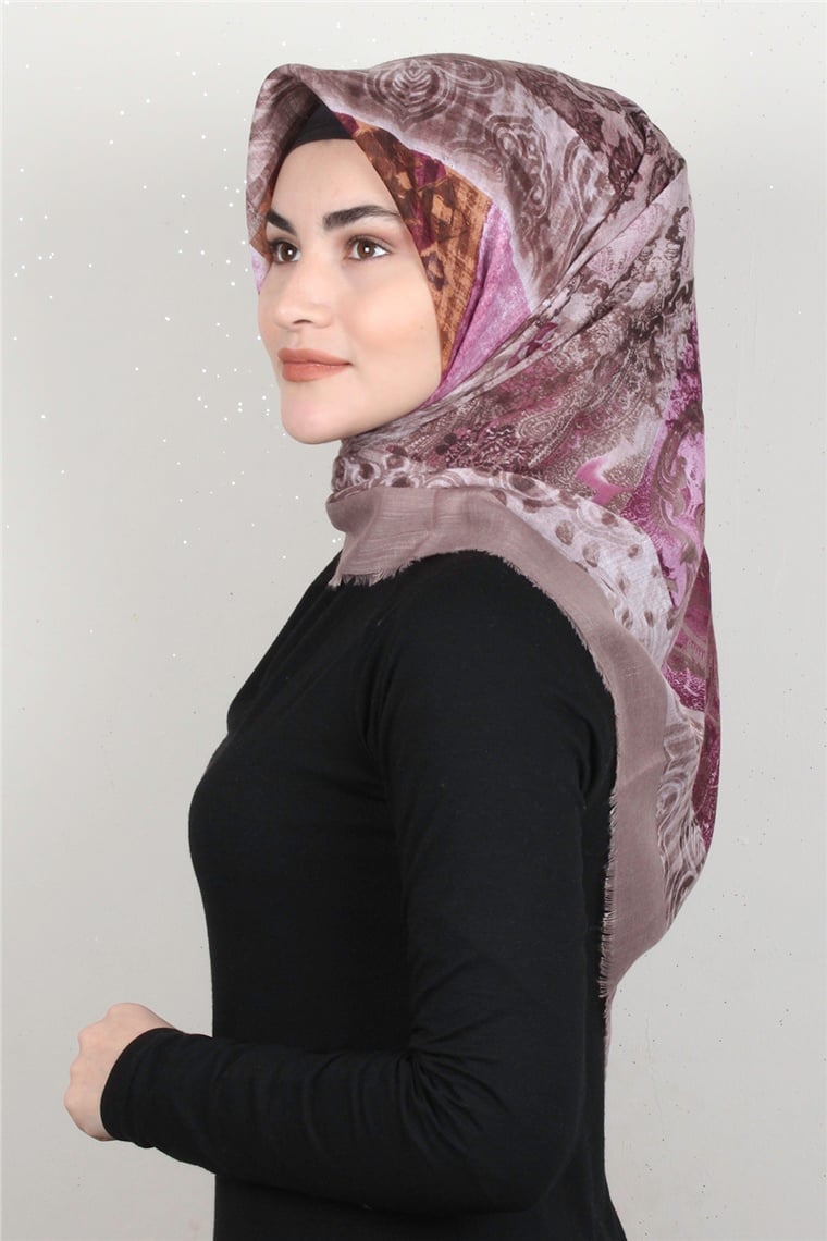Pamuklu Trend Eşarp 9918-9 Vizon