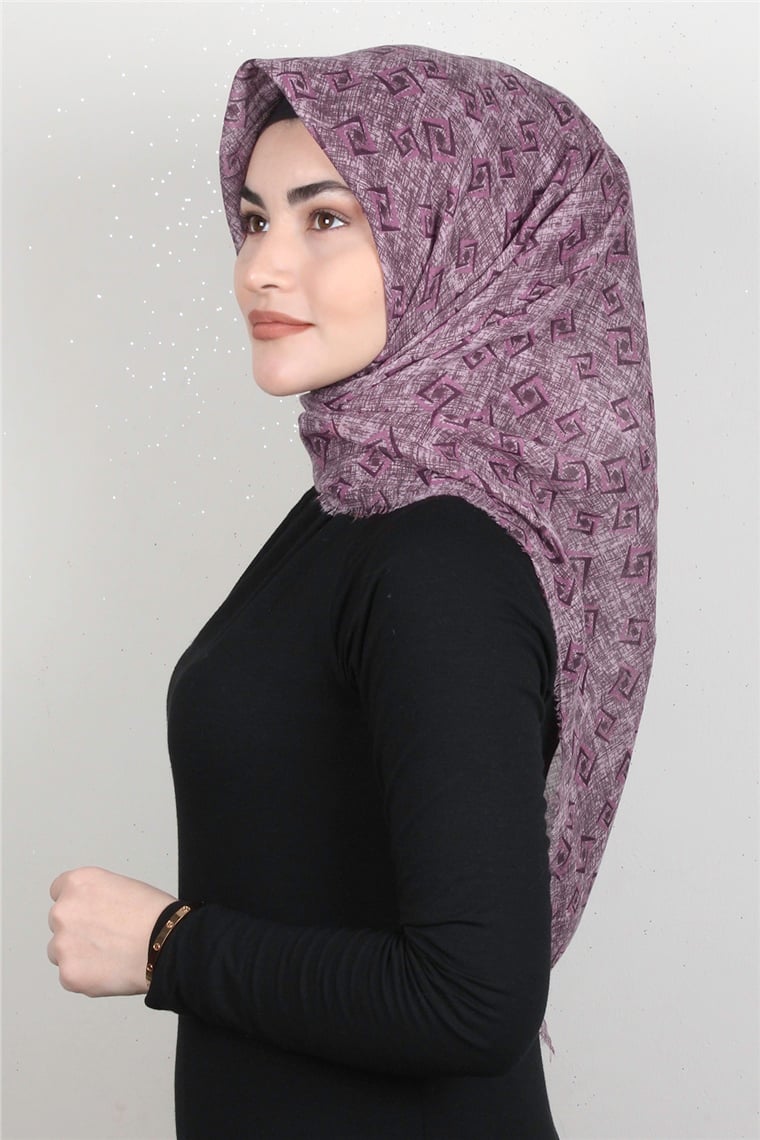 Pamuklu Trend Eşarp 9919-14 Pudra