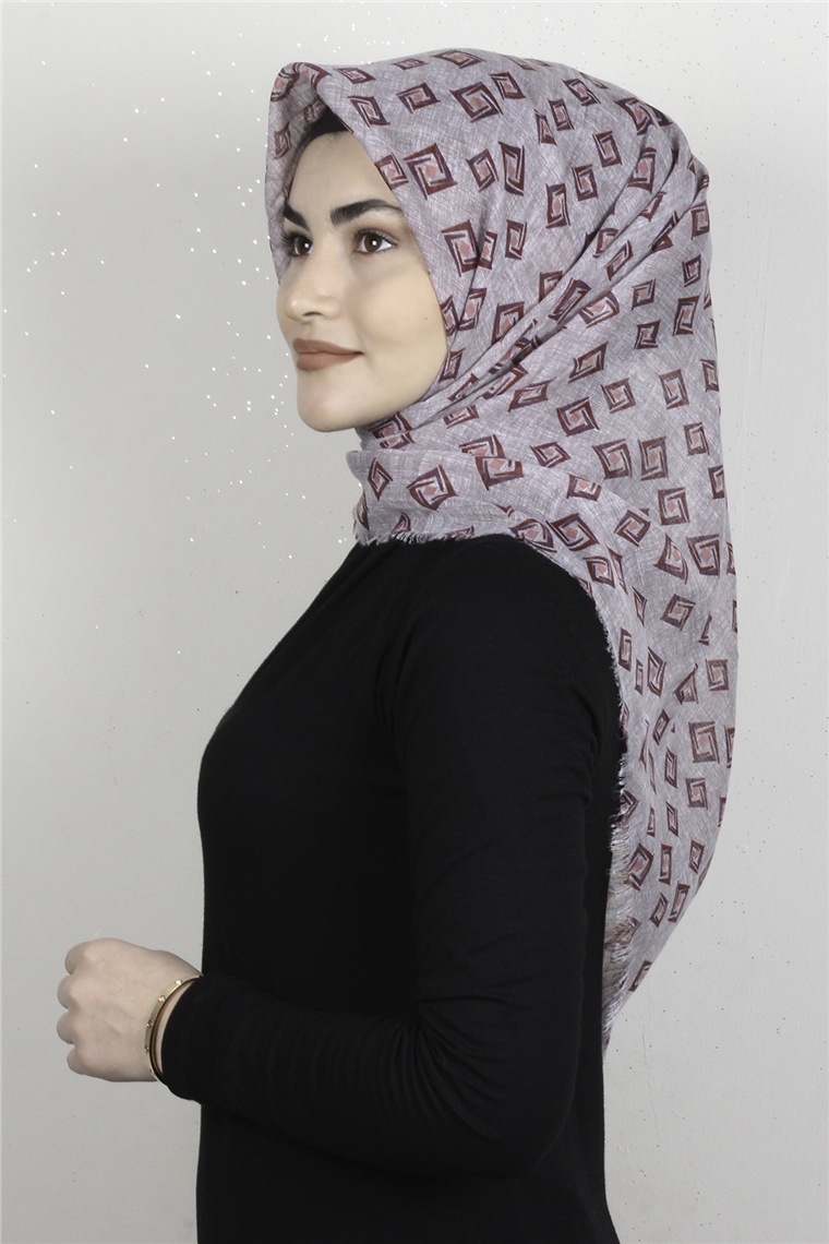 Pamuklu Trend Eşarp 9919-15 Taş