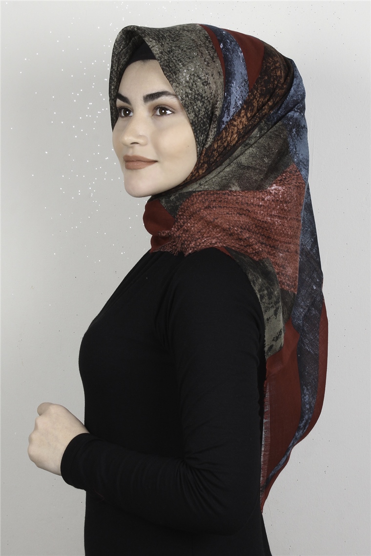 Pamuklu Trend Eşarp 9920-12 Bordo
