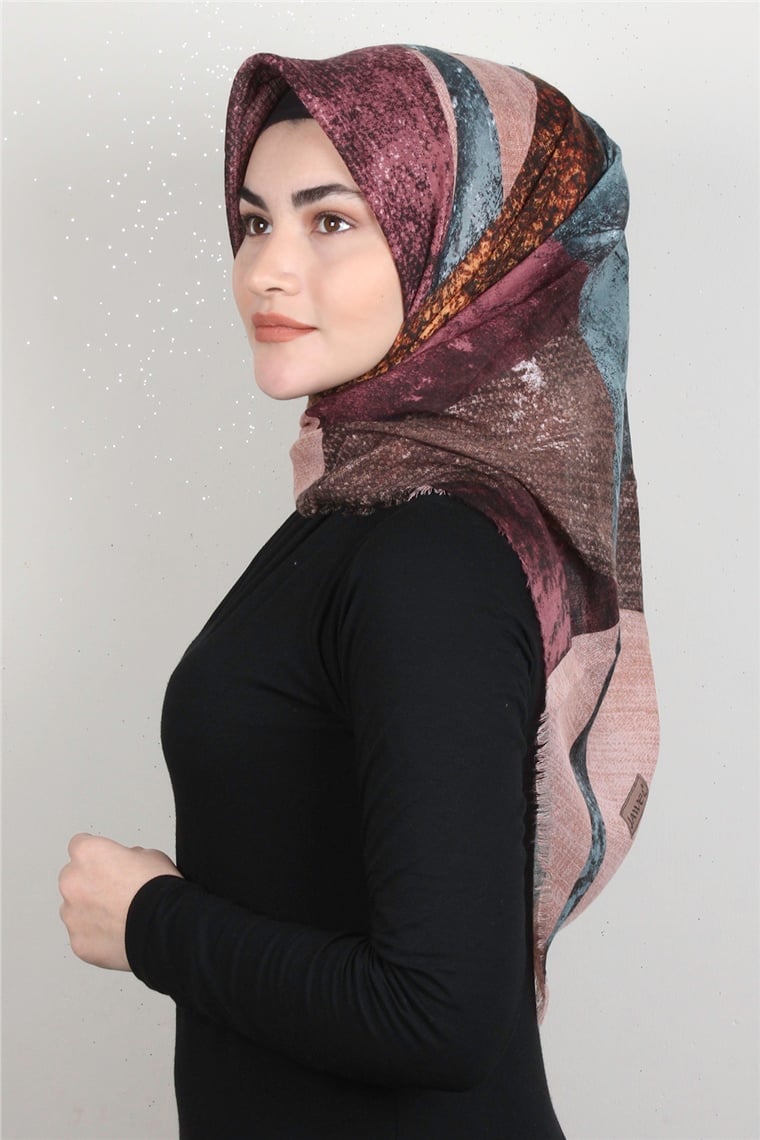 Pamuklu Trend Eşarp 9920-14 Somon