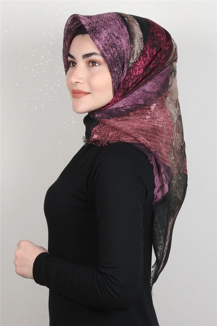 Pamuklu Trend Eşarp 9920-15 Siyah