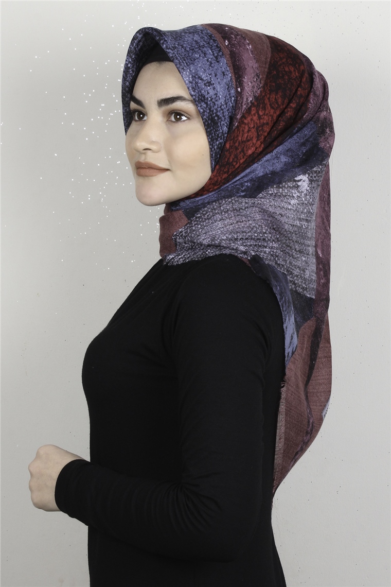 Pamuklu Trend Eşarp 9920-16 Gül Kurusu