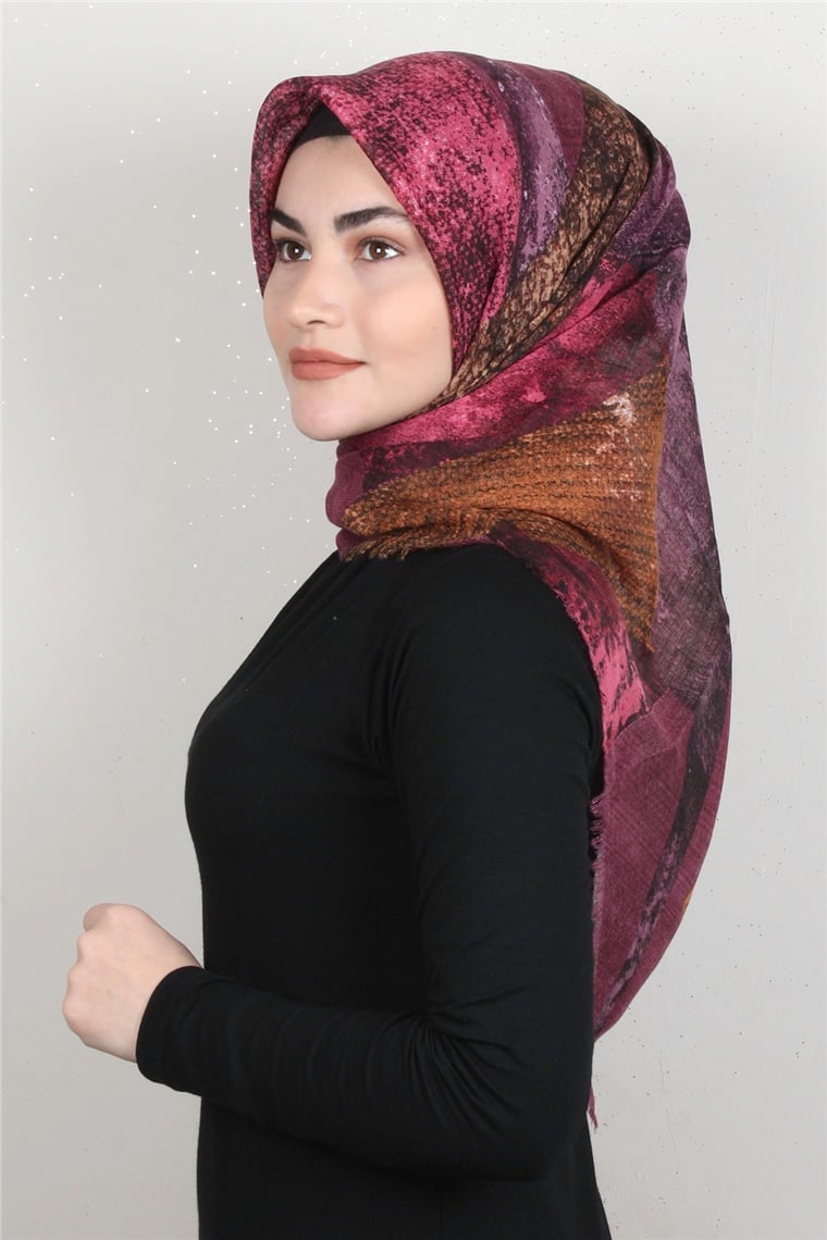 Pamuklu Trend Eşarp 9920-18 Pembe