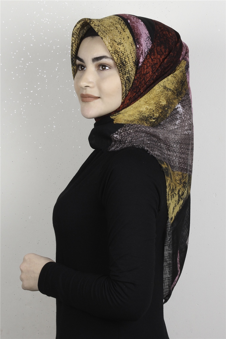 Pamuklu Trend Eşarp 9920-2 Siyah