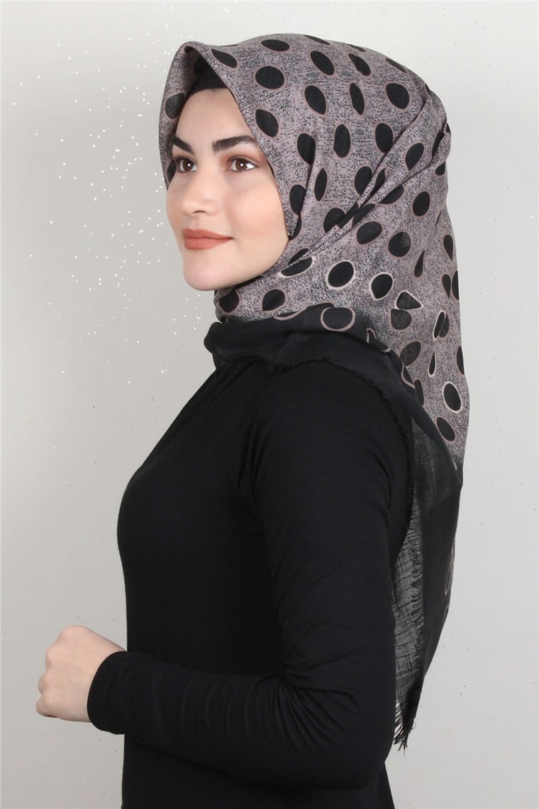 Pamuklu Trend Eşarp 9921-1 Siyah