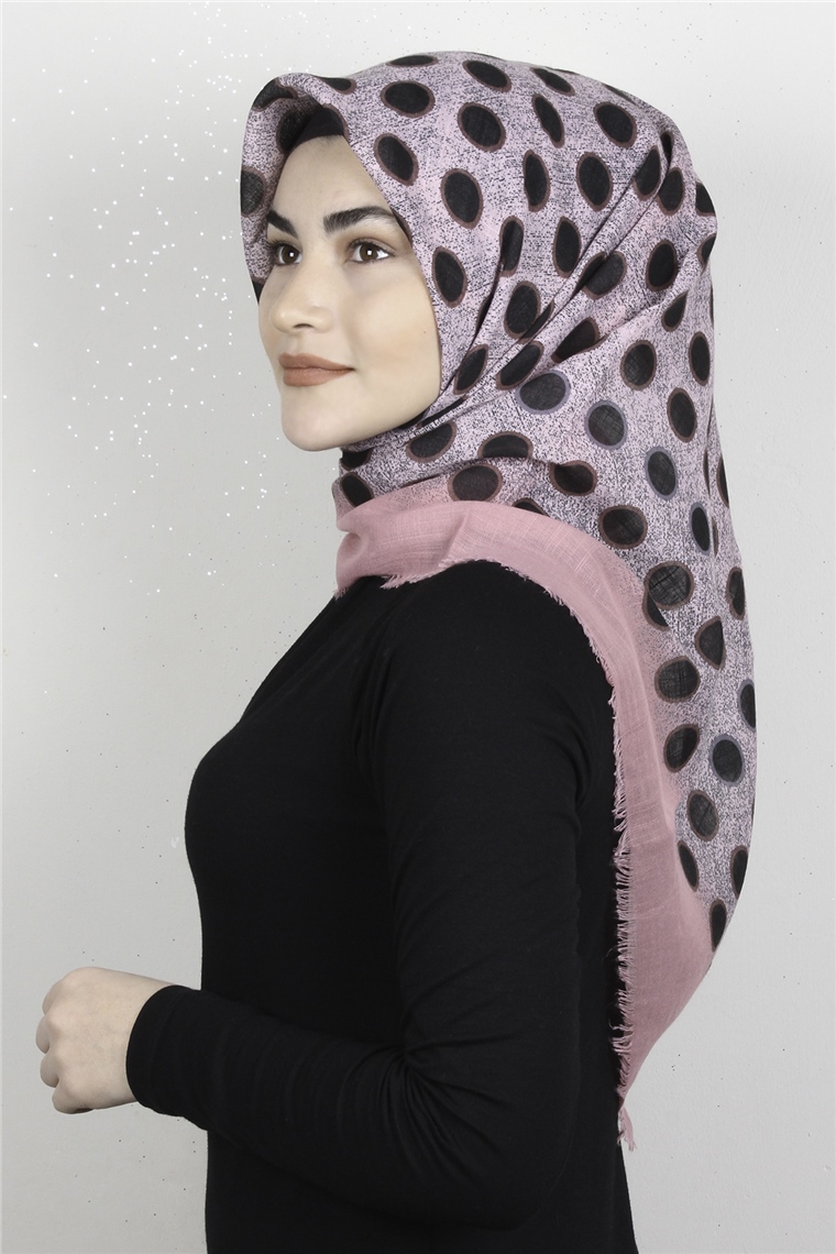 Pamuklu Trend Eşarp 9921-13 Pembe