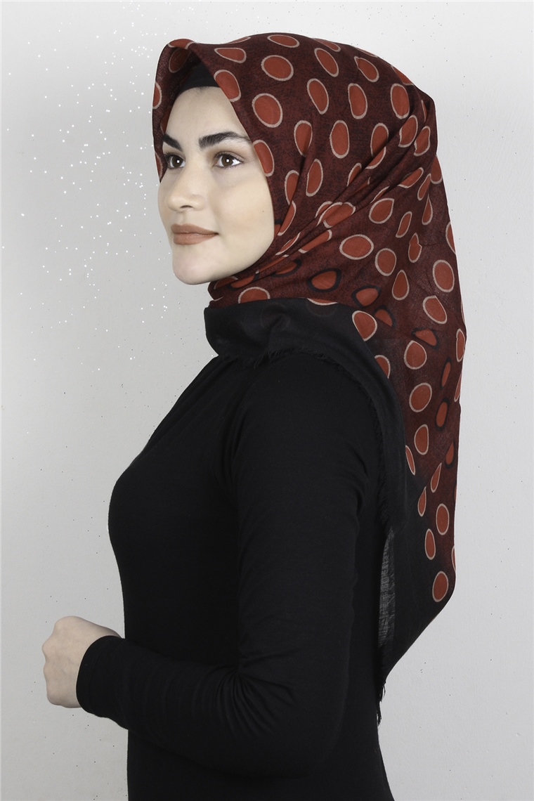Pamuklu Trend Eşarp 9921-8 Bordo