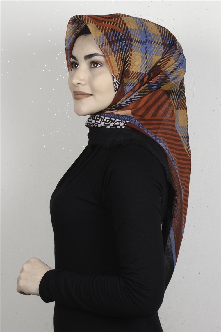 Pamuklu Trend Eşarp 9922-2 Siyah