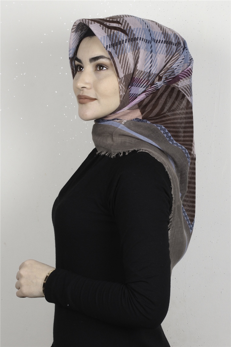 Pamuklu Trend Eşarp 9922-6 Vizon