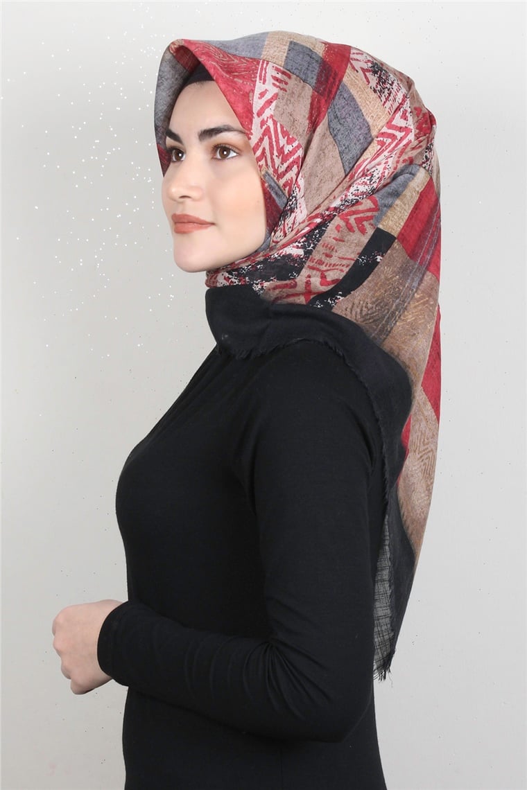 Pamuklu Trend Eşarp 9924-13 Siyah